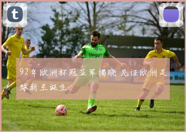 92年欧洲杯冠亚军揭晓 见证欧洲足球新王诞生